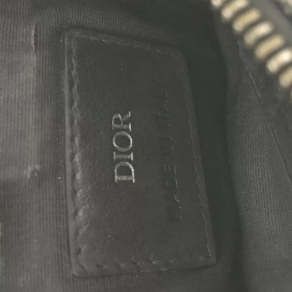 AUTH Christian Dior Trotter Canvas Card Case Pouch Navy Blue - Picture 5 of 7